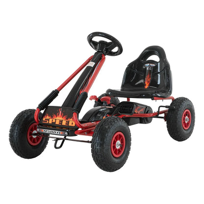 Kahuna G95 Kids Ride On Pedal-Powered Go Kart - Red - Mekamart Australia