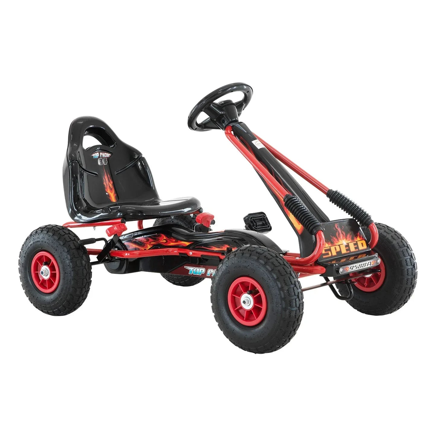 Kahuna G95 Kids Ride On Pedal-Powered Go Kart - Red - Mekamart Australia