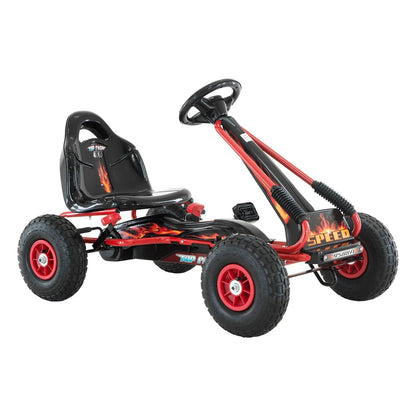 Kahuna G95 Kids Ride On Pedal-Powered Go Kart - Red - Mekamart Australia