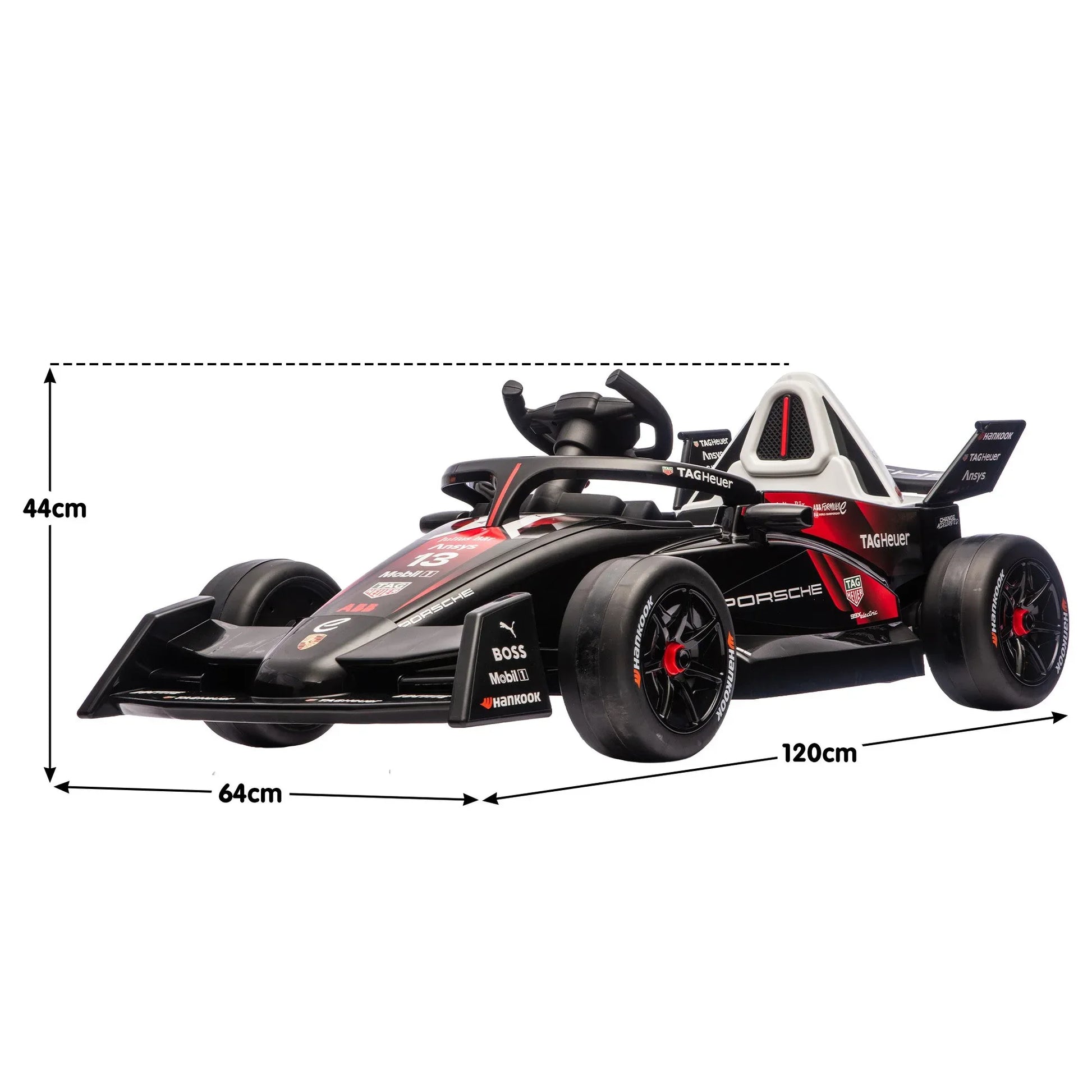 Kahuna Porsche Formula E Kids Electric Ride-on Car With Remote Control - Mekamart Australia