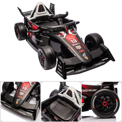 Kahuna Porsche Formula E Kids Electric Ride-on Car With Remote Control - Mekamart Australia