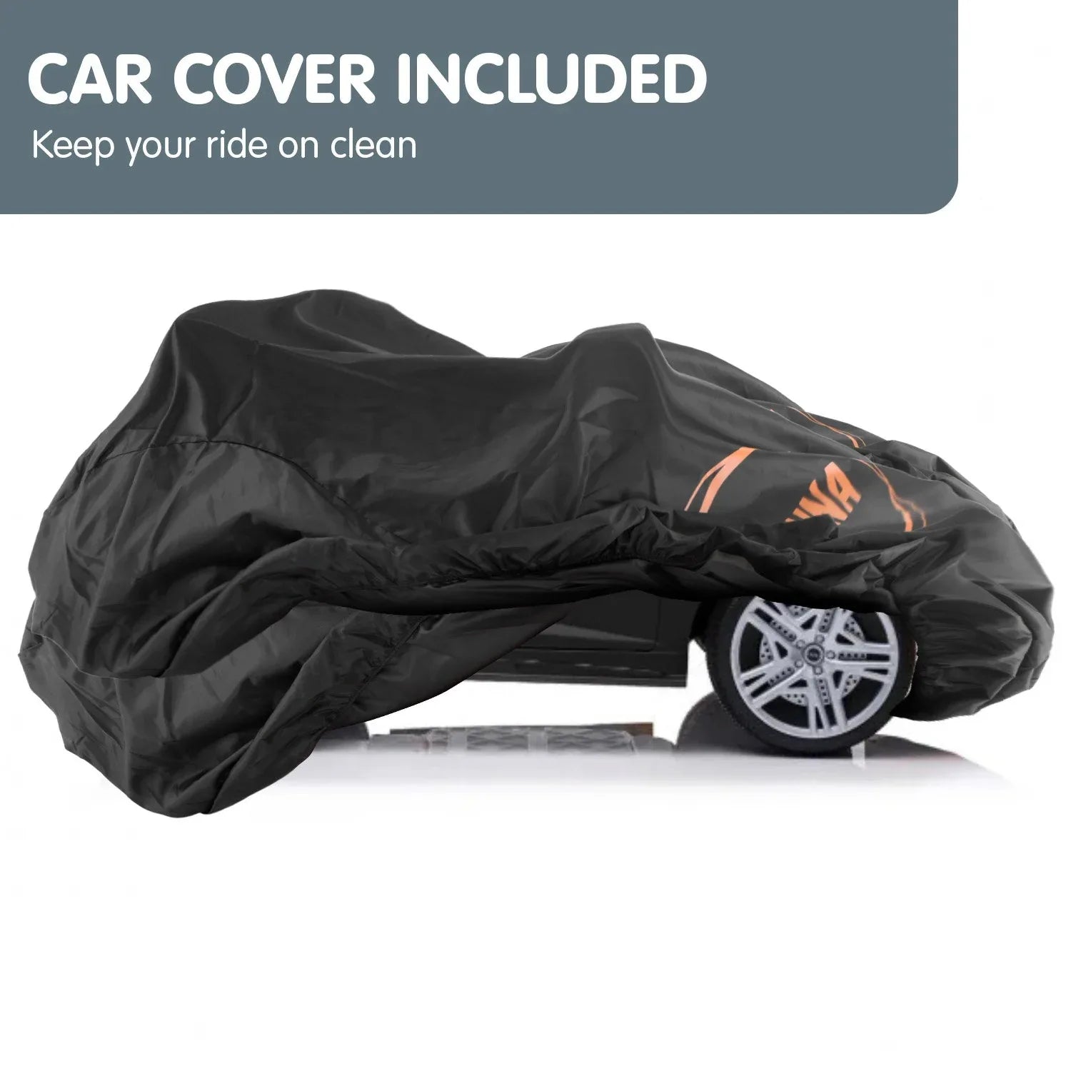 Kahuna Audi Sport Licensed Kids Electric Ride On Car Remote Control - Black - Mekamart Australia