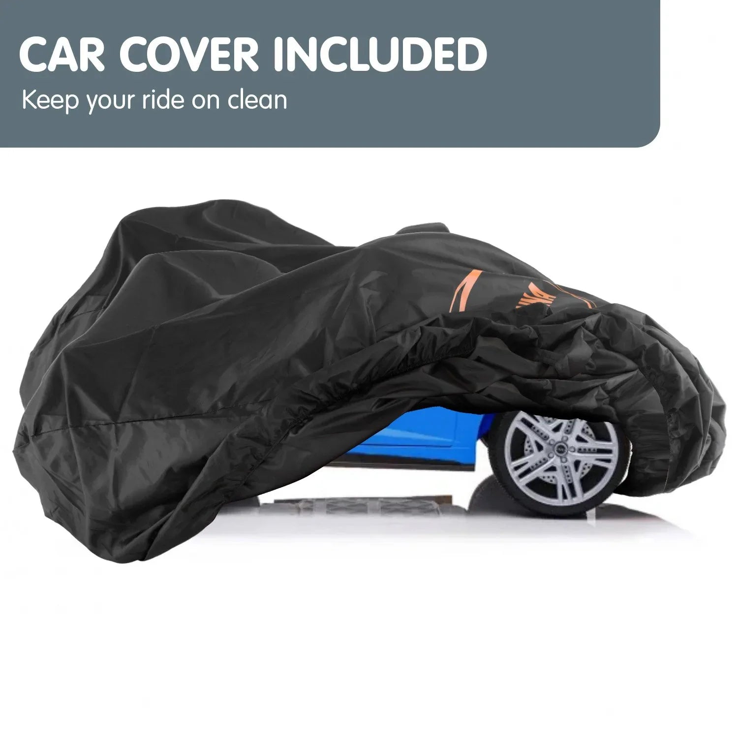 Kahuna Audi Sport Licensed Kids Electric Ride On Car Remote Control - Blue - Mekamart Australia