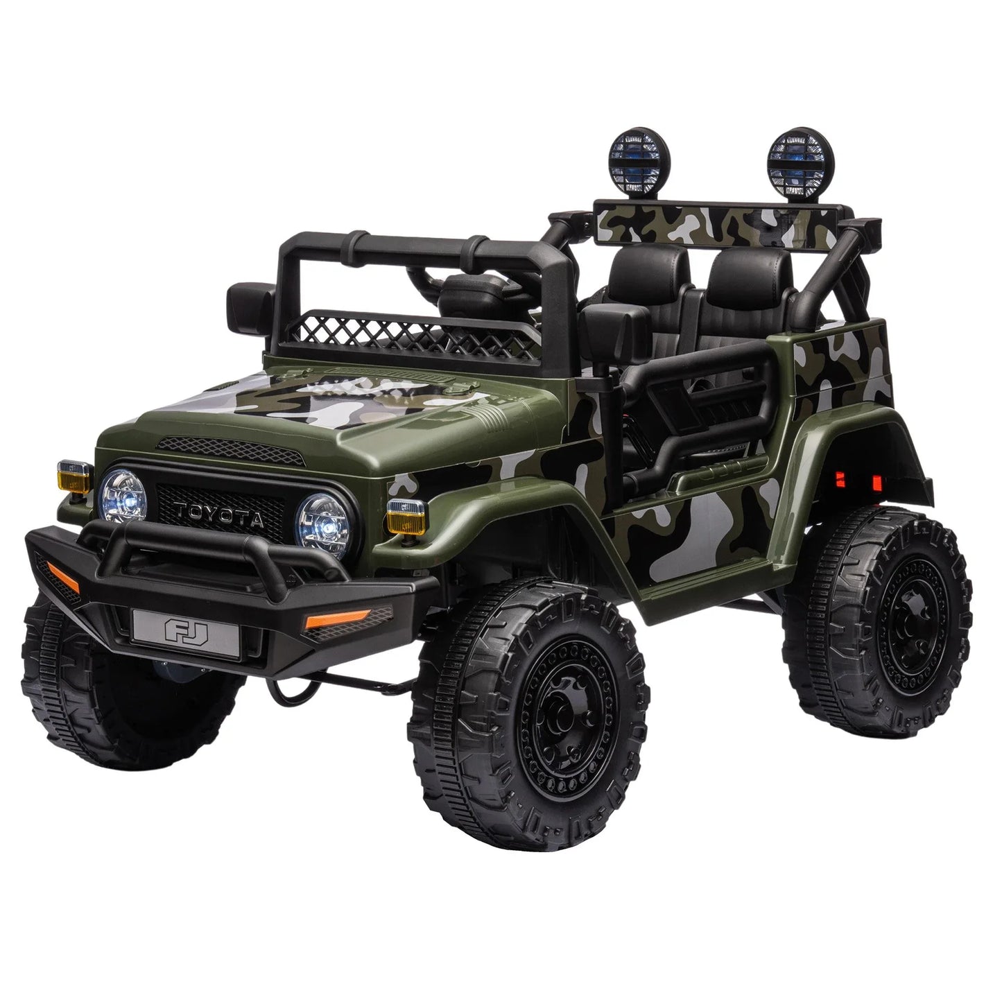 Kahuna Authorised Toyota FJ Cruiser Kids Electric Ride On Car - Green - Mekamart Australia
