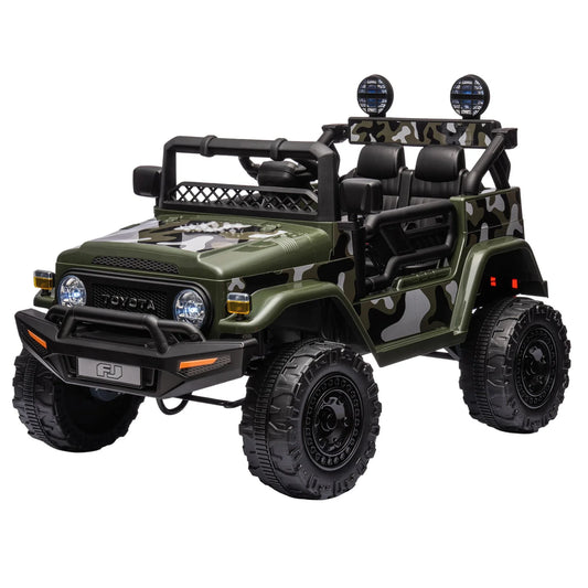 Kahuna Authorised Toyota FJ Cruiser Kids Electric Ride On Car - Green - Mekamart Australia