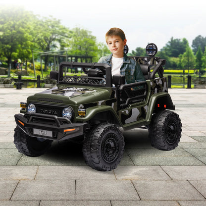 Kahuna Authorised Toyota FJ Cruiser Kids Electric Ride On Car - Green - Mekamart Australia