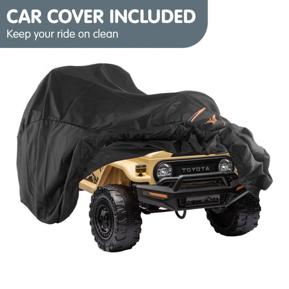 Kahuna Authorised Toyota Fj Cruiser Kids Electric Ride On Car - Khaki - Mekamart Australia
