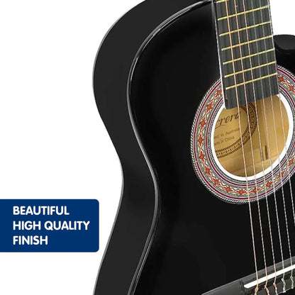 Karrera Childrens Acoustic Guitar Kids - Black - Mekamart Australia