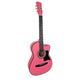 Karrera 38in Cutaway Acoustic Guitar with guitar bag - Pink - Mekamart Australia