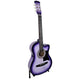 Karrera 38in Pro Cutaway Acoustic Guitar with guitar bag - Purple Burst - Mekamart Australia