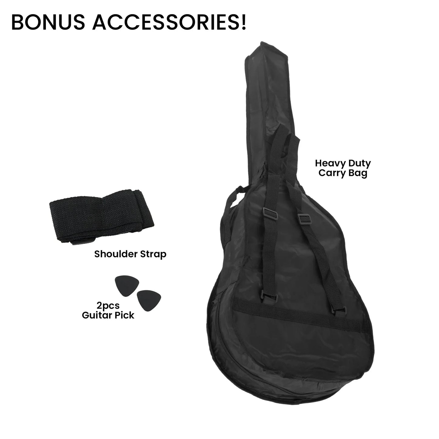 Karrera 38in Cutaway Acoustic Guitar with guitar bag - Blue Burst - Mekamart Australia