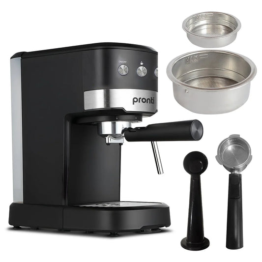 Pronti CM-850D Coffee Machine 20 Bar Espresso Maker with Milk Frother and 1.25L Tank - Mekamart Australia