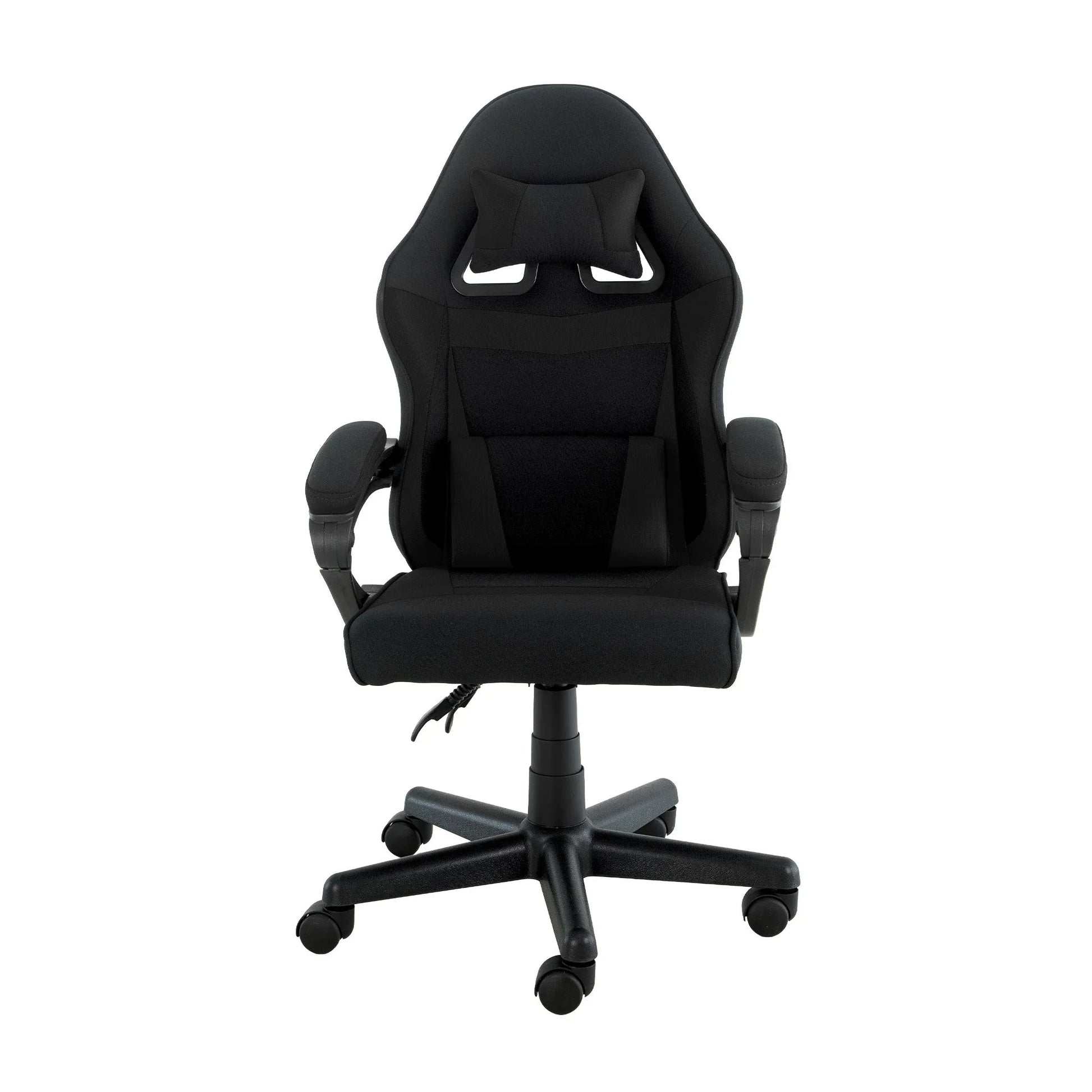 Sarantino Antre Kids Study Gaming Chair Black Adjustable Computer Desk Seat Racing Inspired-look With Adjustable Height, Ergonomic Back Support, Padded Armrests - Mekamart Australia