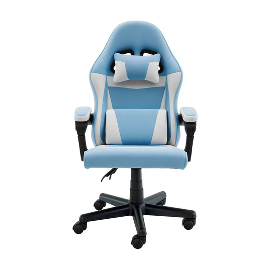 Sarantino Antre Kids Study Gaming Chair in Black and White Office Adjustable Height Chair - Mekamart Australia