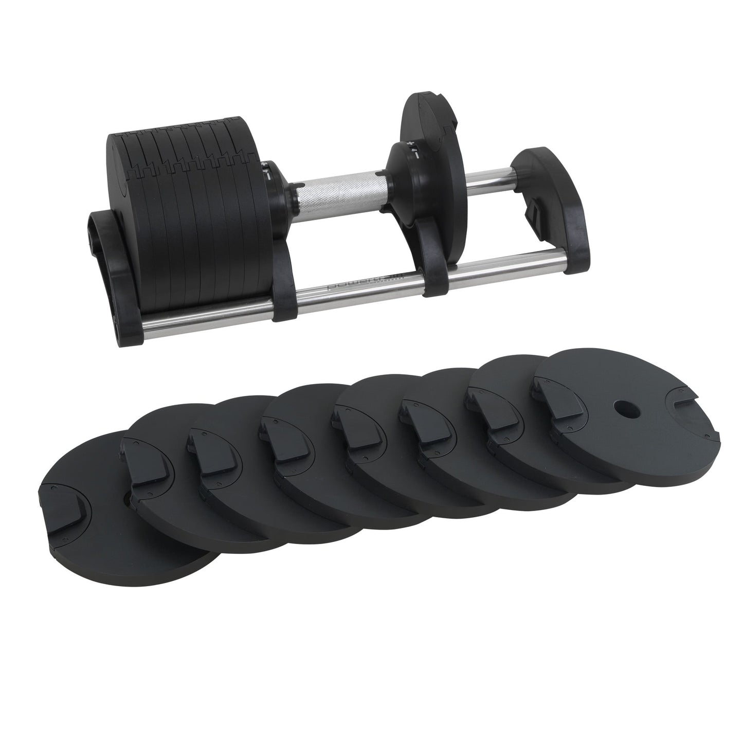 Powertrain Eon 90kg Adjustable Dumbbells Home Gym 9 Strength Training Safety Lock System Building & Fitness Workouts