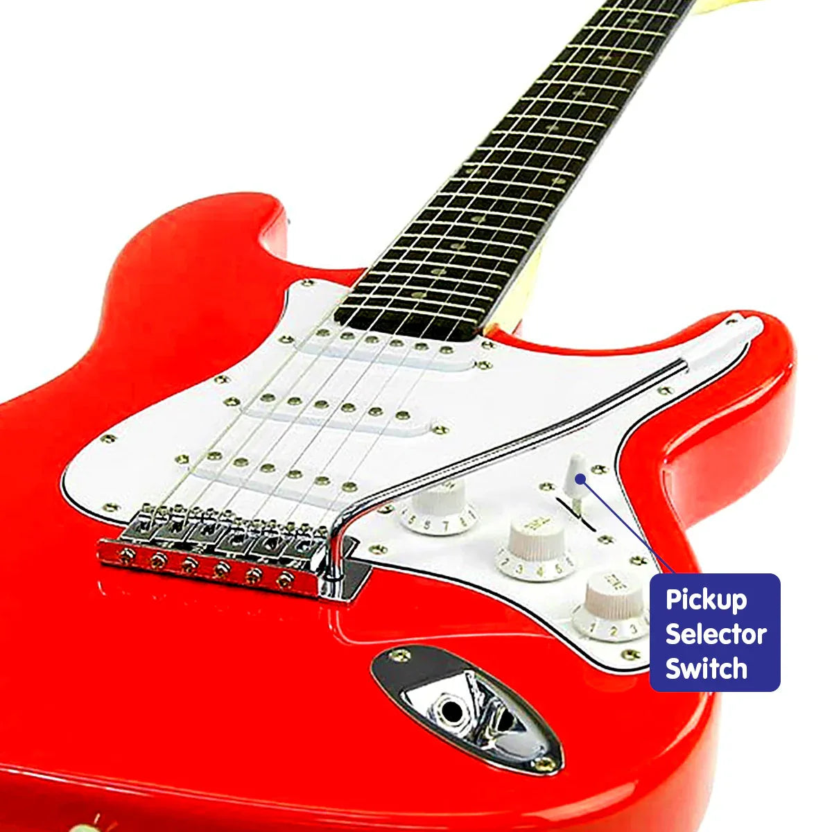 Karrera 39in Electric Guitar - Red - Mekamart Australia