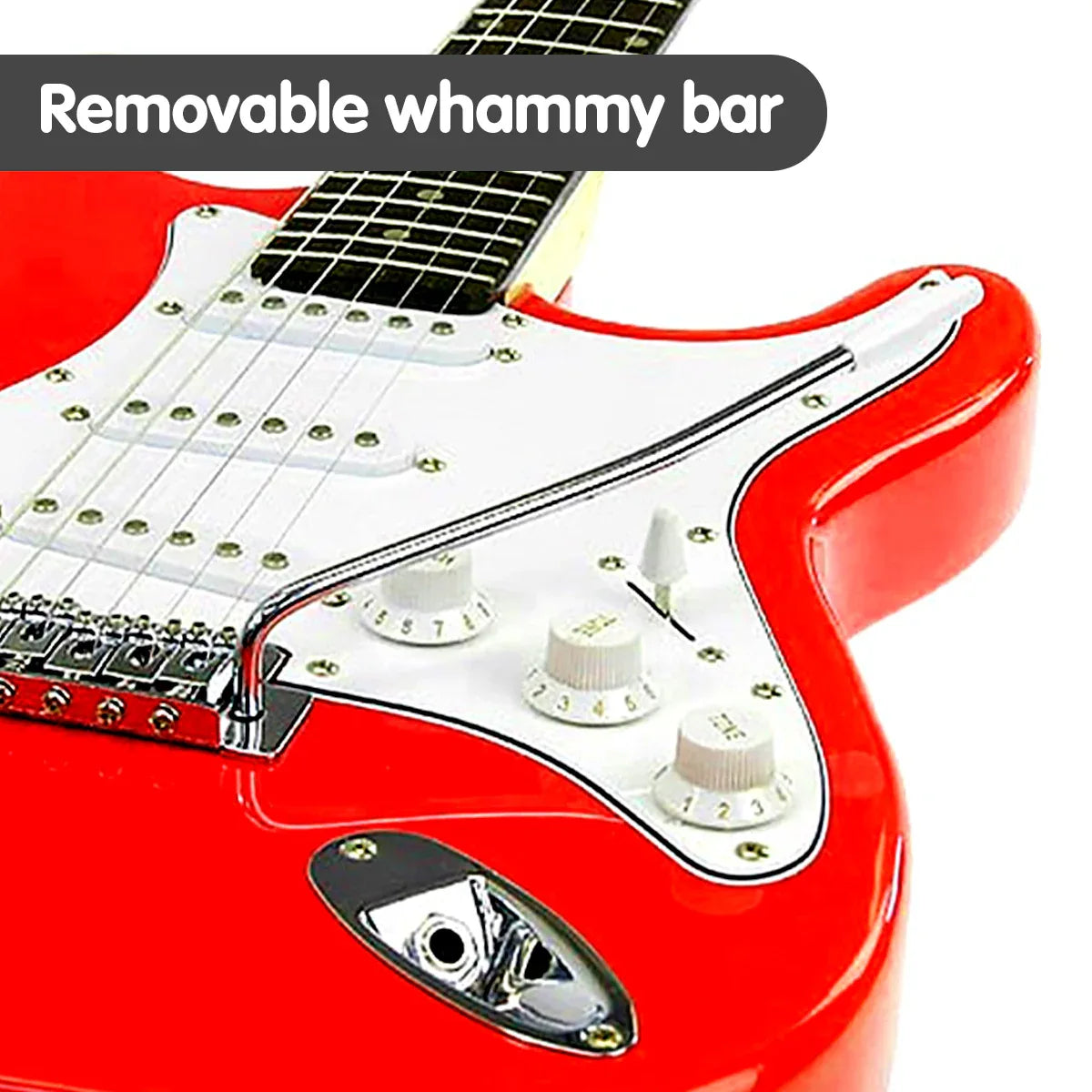 Karrera 39in Electric Guitar - Red - Mekamart Australia