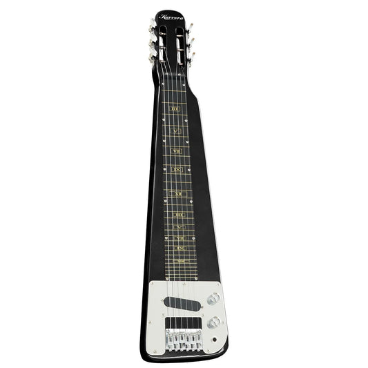 Karrera 29in 6-String Lap Steel Hawaiian Guitar - Black - Mekamart Australia