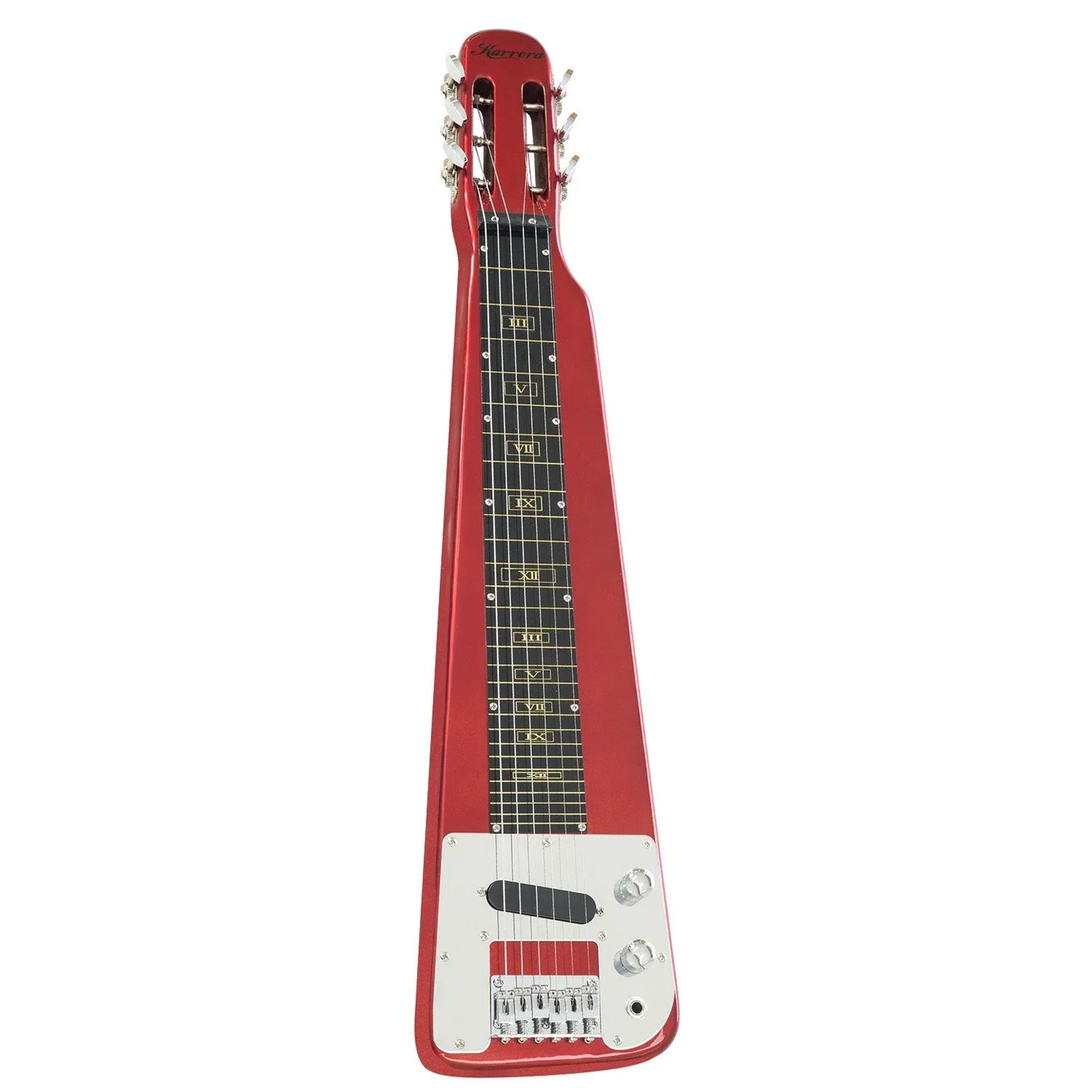 Karrera 6-String Steel Lap Guitar - Metallic Red - Mekamart Australia