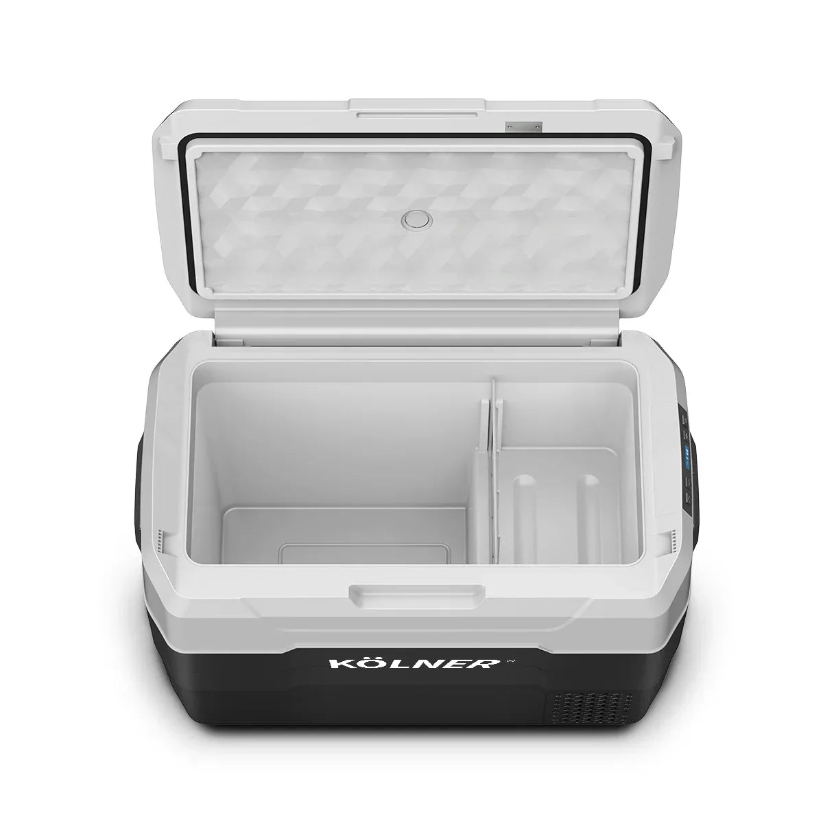 Kolner 40l Fridge Freezer Cooler 12/24/240v Camping Portable Esky Refrigerator With Trolley - Black - Mekamart Australia