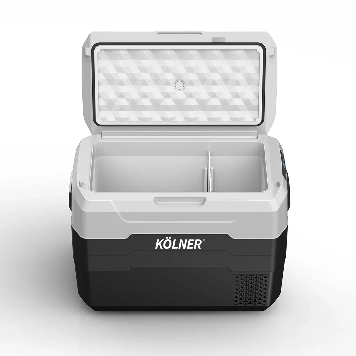 Kolner 40l Fridge Freezer Cooler 12/24/240v Camping Portable Esky Refrigerator With Trolley - Black - Mekamart Australia