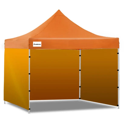 Wallaroo Gazebo Tent Marquee 3x3 PopUp Outdoor - Orange - Mekamart Australia