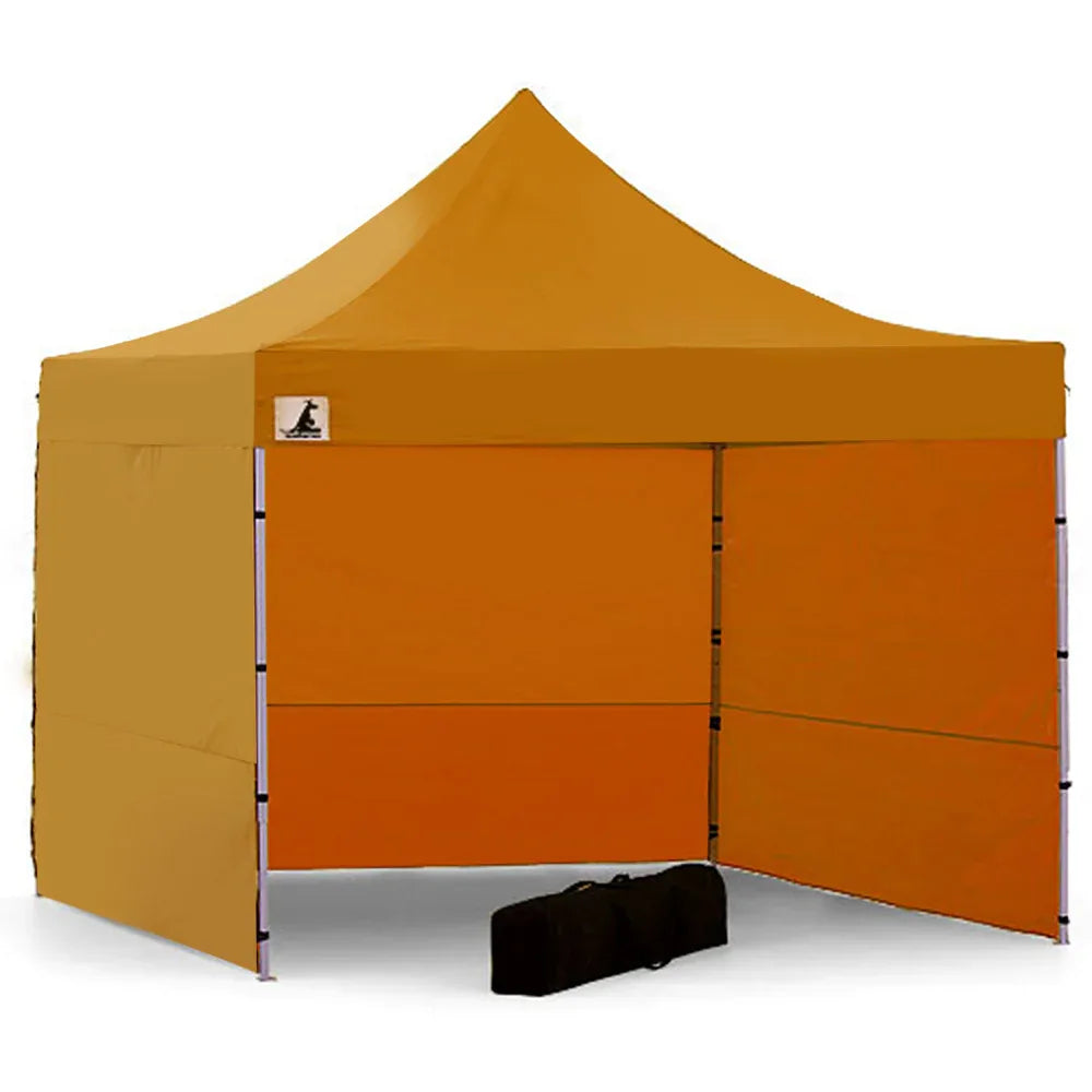 Wallaroo Gazebo Tent Marquee 3x3 PopUp Outdoor - Orange - Mekamart Australia