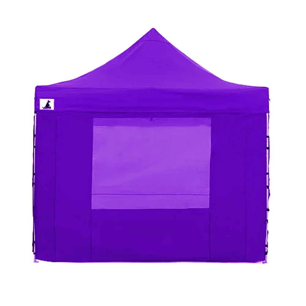 Wallaroo Gazebo Tent Marquee 3x3 PopUp Outdoor Purple - Mekamart Australia