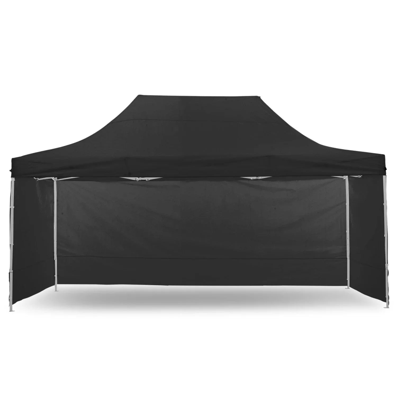 Wallaroo Gazebo Tent Marquee 3x4.5m PopUp Outdoor Black - Mekamart Australia