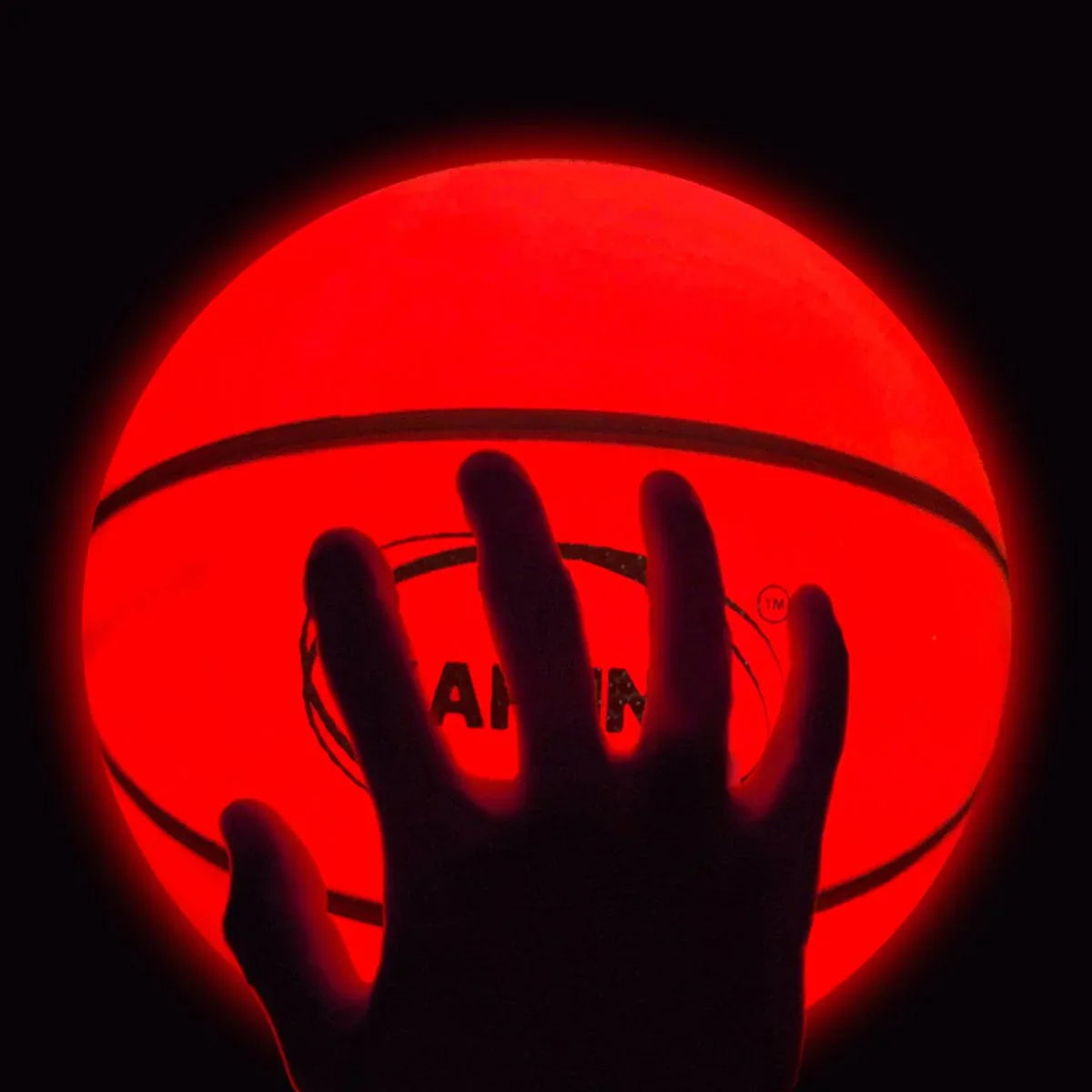 Kahuna Basketball L.e.d Glow Light Up Trampoline Ball - Mekamart Australia
