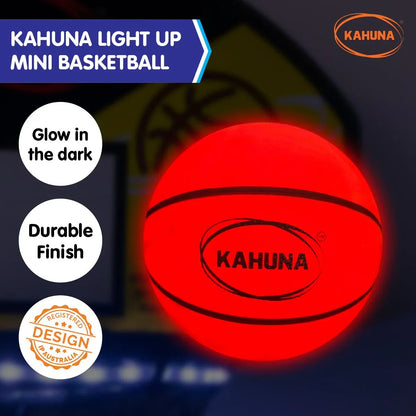 Kahuna Basketball L.e.d Glow Light Up Trampoline Ball - Mekamart Australia