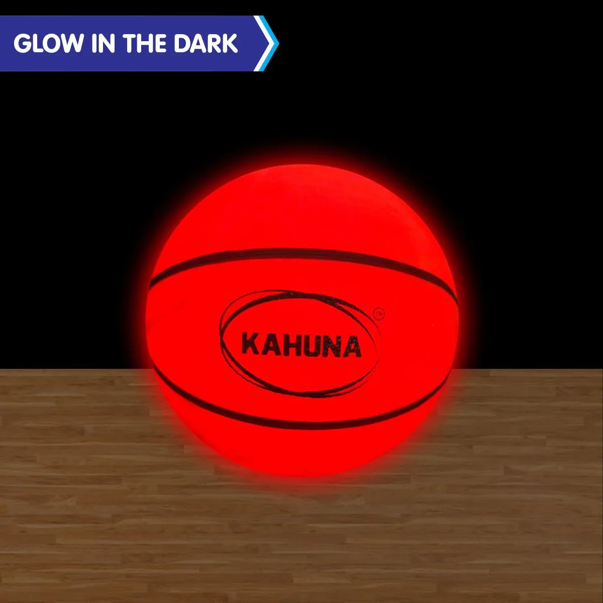 Kahuna Basketball L.e.d Glow Light Up Trampoline Ball - Mekamart Australia