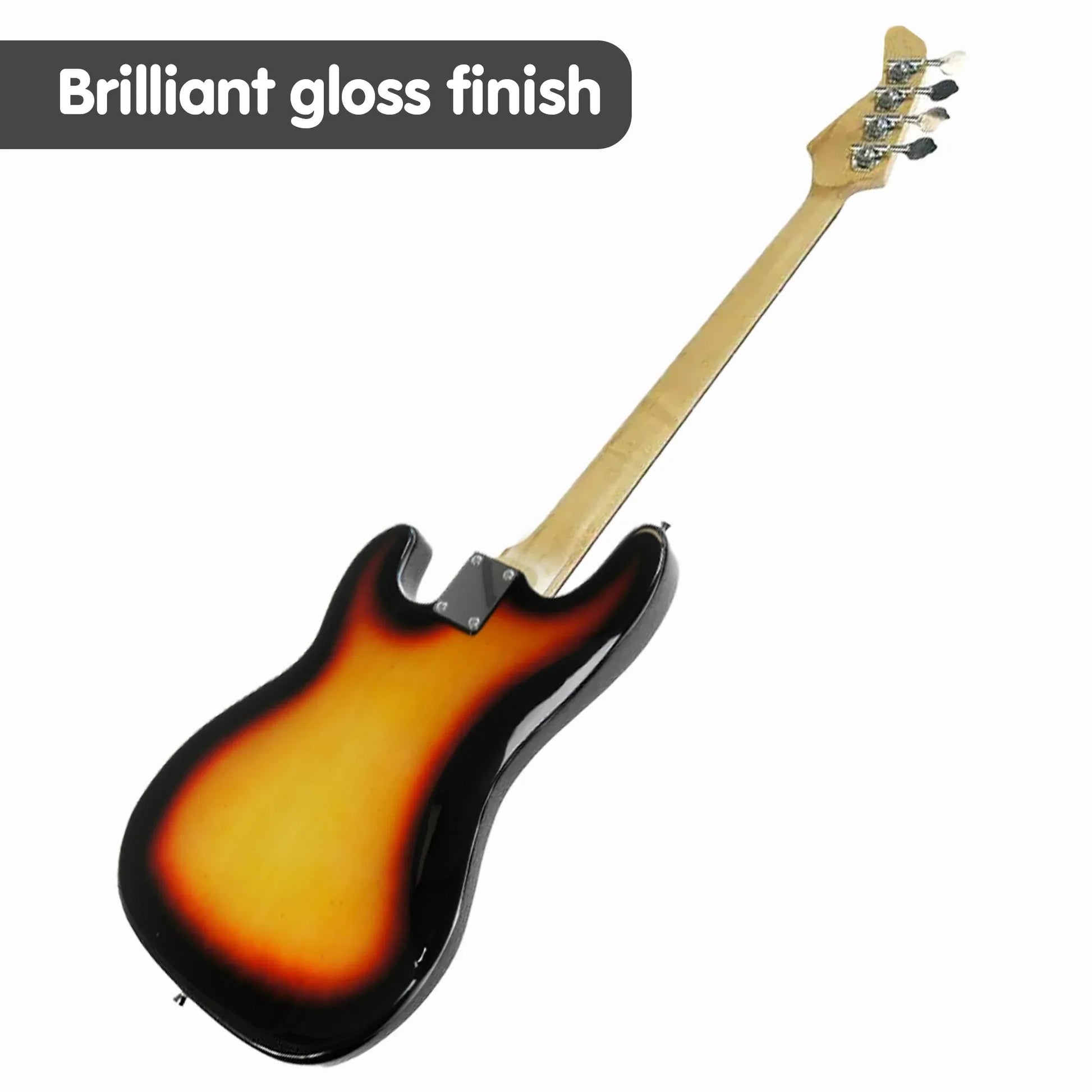 Karrera 39in Electric Guitar Bass Tuner Music 4-String Instrument Full Size Sunburst - Mekamart Australia