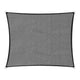 Wallaroo 280gsm Outdoor Sun Shade Sail Canopy Grey Square 2.5m X 2.5m - Mekamart Australia