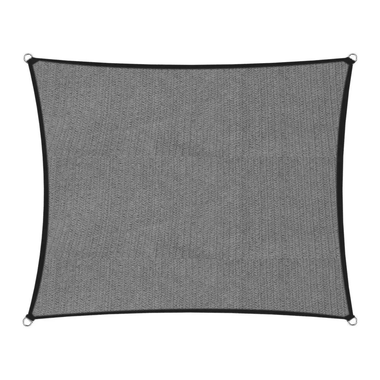 Wallaroo Outdoor Sun Shade Sail Canopy Grey Rectangle 2 x 2.5M - Mekamart Australia