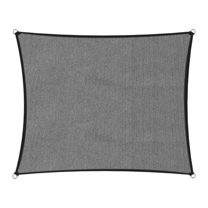 Wallaroo Outdoor Sun Shade Sail Canopy Grey Rectangle 3 x 4M - Mekamart Australia