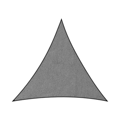 Wallaroo Outdoor Sun Shade Sail Canopy Grey Triangle 7 x 7 x 7M - Mekamart Australia