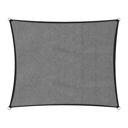 Wallaroo Outdoor Sun Shade Sail Canopy Grey Rectangle 8 x 5M - Mekamart Australia