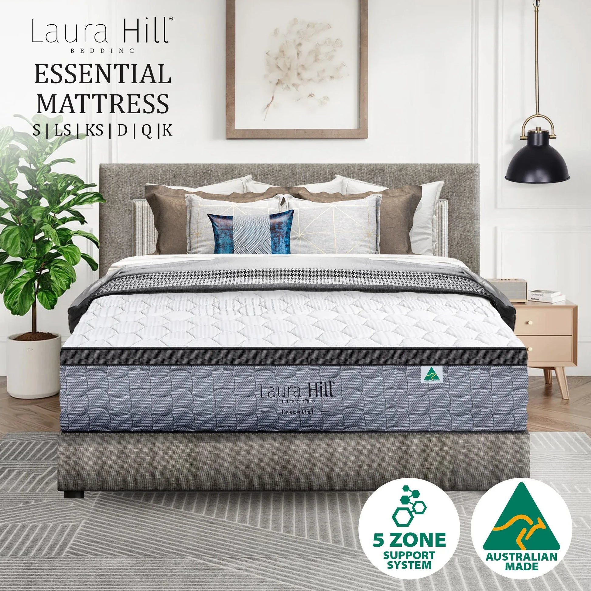 Laura Hill Essential Australian Made Double Premium Mattress - Mekamart Australia
