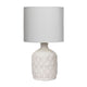 Sarantino Ceramic Table Lamp In Cream - Mekamart Australia
