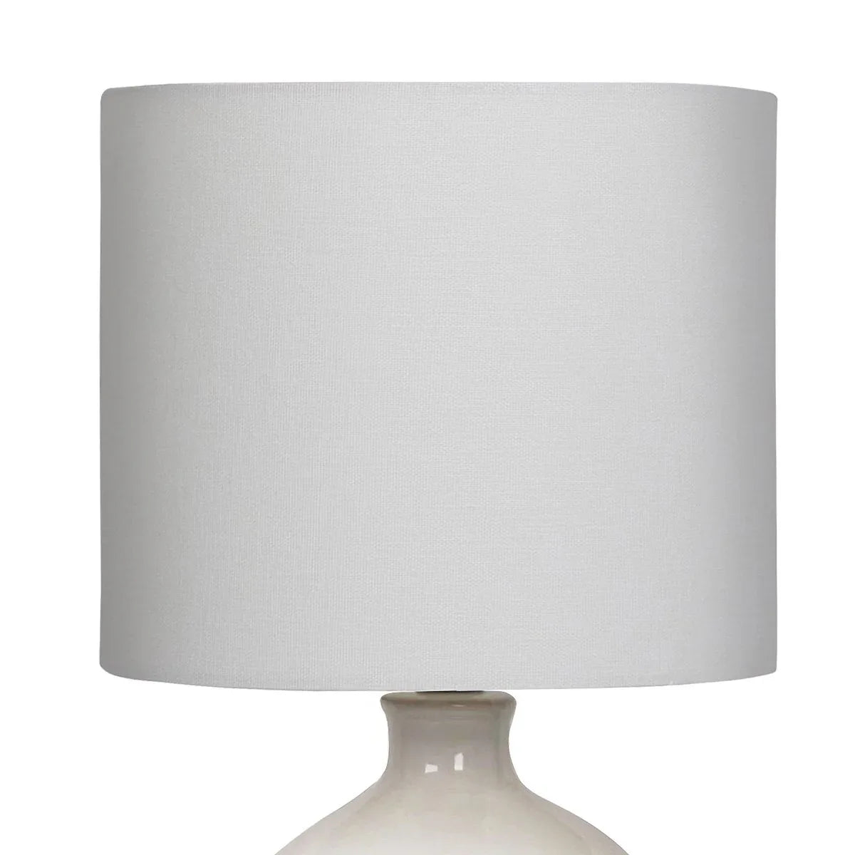 Sarantino Ceramic Table Lamp In Cream - Mekamart Australia