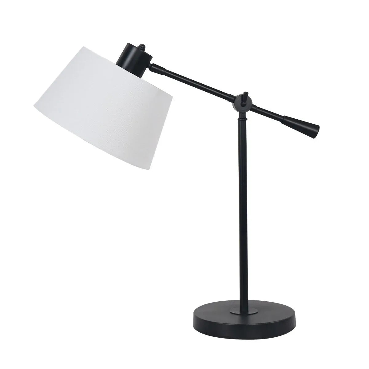 Sarantino Adjustable Metal Table Lamp In Black - Mekamart Australia