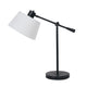 Sarantino Adjustable Metal Table Lamp In Black - Mekamart Australia