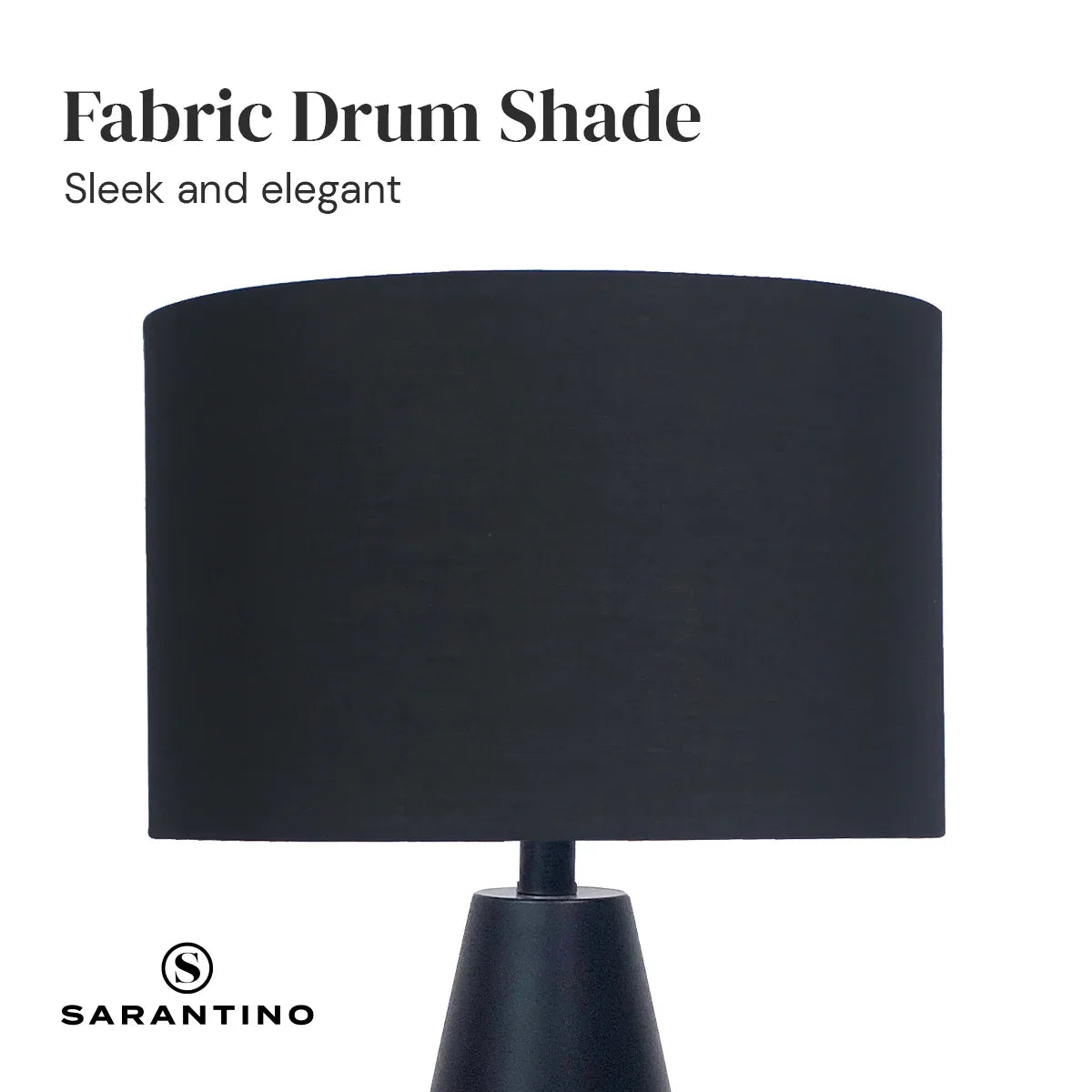 Sarantino Metal Table Lamp in Black and Gold - Mekamart Australia