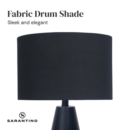 Sarantino Metal Table Lamp in Black and Gold - Mekamart Australia