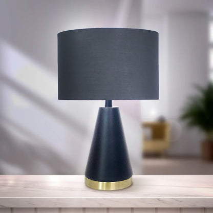 Sarantino Metal Table Lamp in Black and Gold - Mekamart Australia