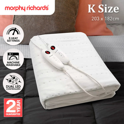 Morphy Richards Electric Blanket - King - Mekamart Australia