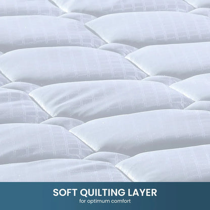 Laura Hill King Single Size Mattress Pocket Spring High Density Foam For Bed - Mekamart Australia