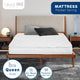 Laura Hill Mattress Queen Size Pillow Top Pocket Spring High Density Foam 22cm - Mekamart Australia