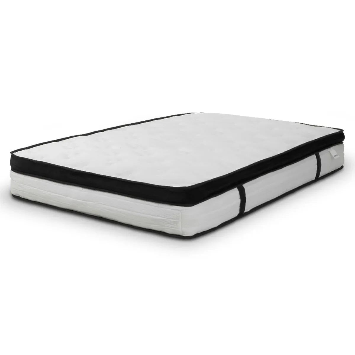 Laura Hill Queen Mattress Bed Size Euro Top 5 Zone Spring Foam 32cm Bedding Pocket - Mekamart Australia